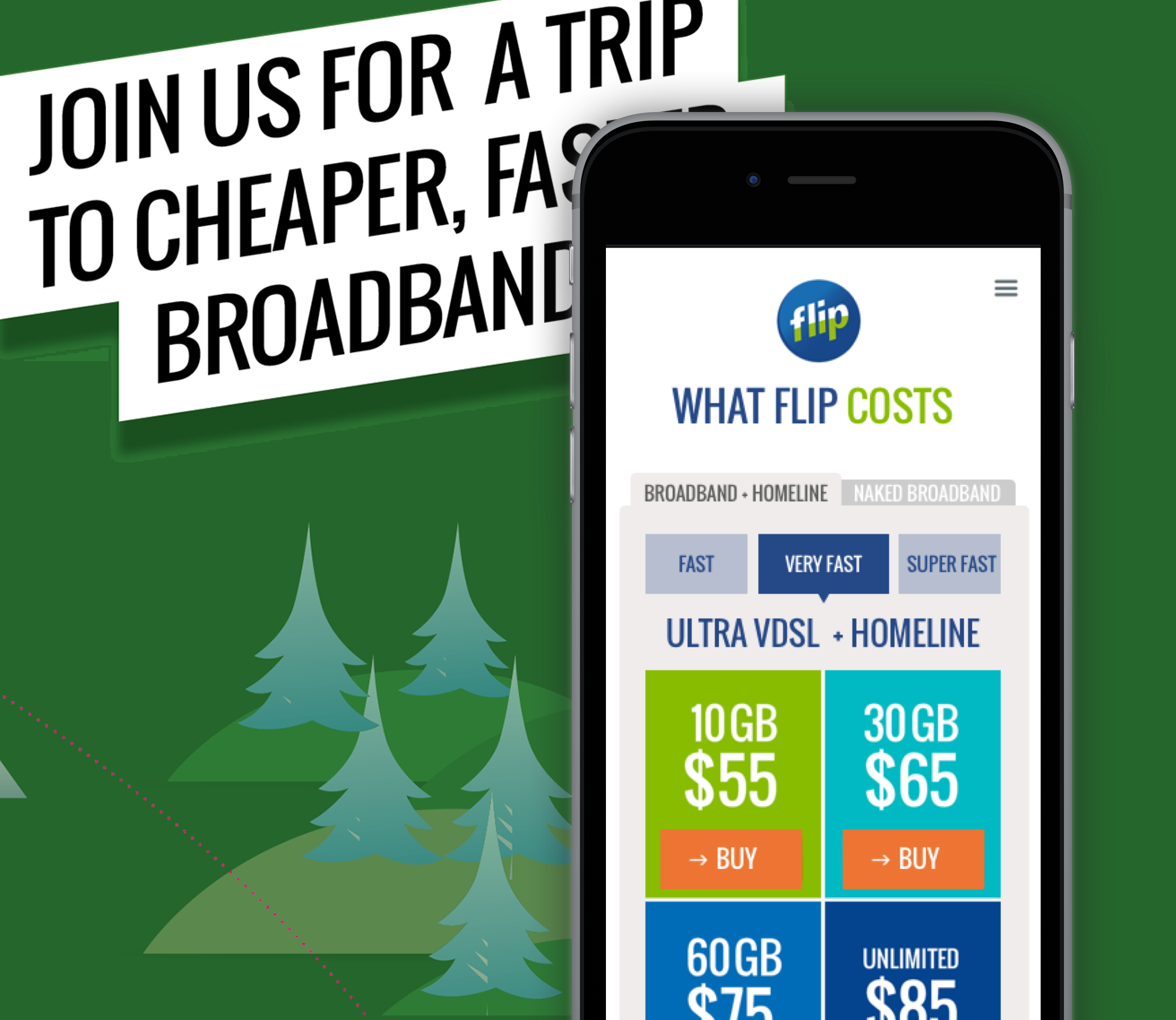 Flip mobile UX design